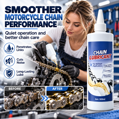 💥Multi-Purpose Chain Lubricant with Precision Pointed Nozzle