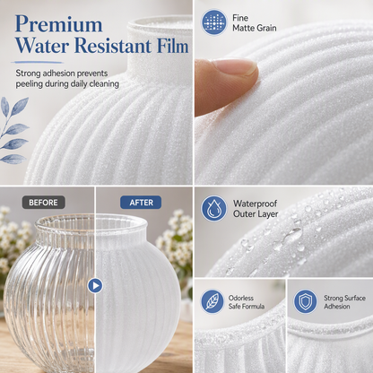 💥Glass Vase DIY Frosted Paint